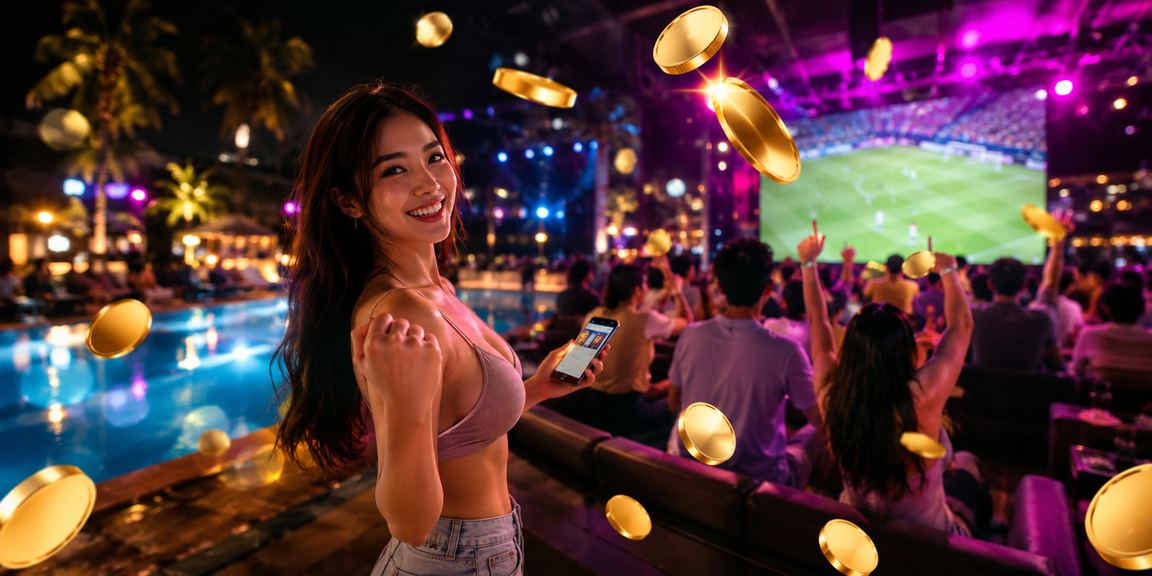 Phong cảnh casino ánh đèn neon Mũi Né